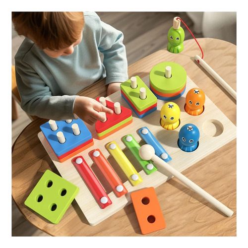 Miniatura 2 de JUEGO DIDACTICO PESCA MONTESORI